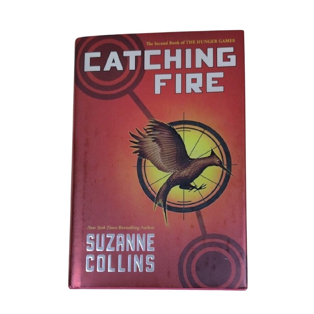 Catching Fire Hunger Games Book Suzanne Collins Hardcover YA Dystopian Novel
